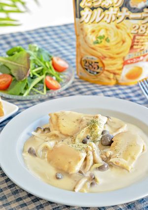 カルボナーラチキン-レシピのメイン写真