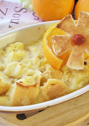 母の日に♪お花&オレンジのパングラタン-レシピのメイン写真