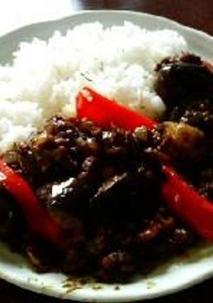 ・なすと挽肉のカレー・-レシピのメイン写真