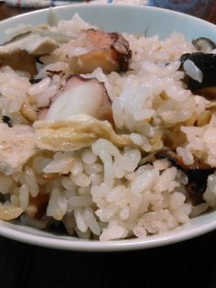 蛸入り五目炊き込みご飯-レシピのメイン写真