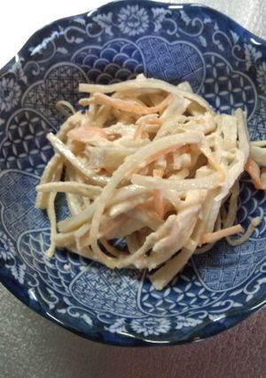 とりごぼうサラダ　味噌マヨ味-レシピのメイン写真