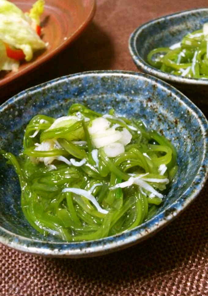 めかぶとネギの酢の物-レシピのメイン写真