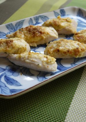 ささみのピリ辛マヨチーズ焼き♪-レシピのメイン写真