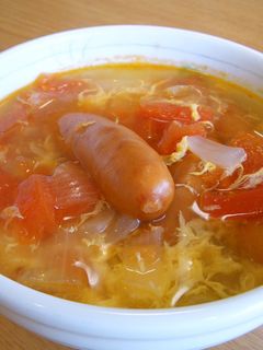 ウインナーまるごとイン! トマトスープ-レシピのメイン写真