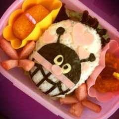 バイキンマンのキャラ弁♡-レシピのメイン写真