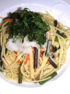 山菜パスタ-レシピのメイン写真