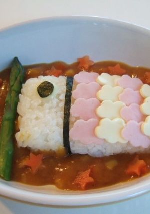 こどもの日　簡単デコカレー☆-レシピのメイン写真