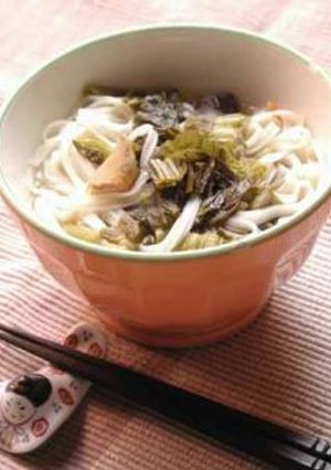 高菜漬のスープで中華麺-レシピのメイン写真