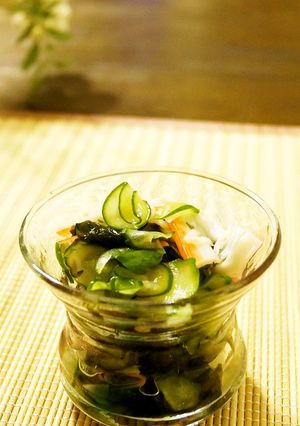 かにかま入り☆わかめと胡瓜の酢のもの-レシピのメイン写真