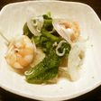 アイスプラントと海老&じゃこのサラダ♪