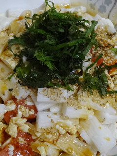 中華風山芋と豆腐のシャキトロ和え-レシピのメイン写真