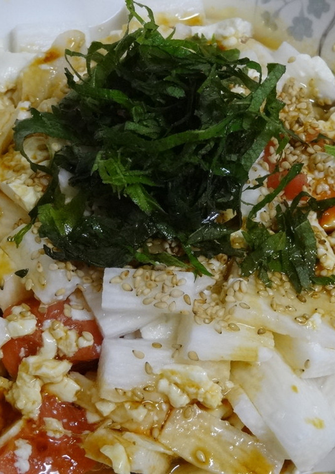 中華風山芋と豆腐のシャキトロ和え-レシピのメイン写真