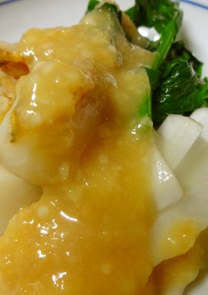 うどと菜の花の辛子酢味噌和え♪-レシピのメイン写真