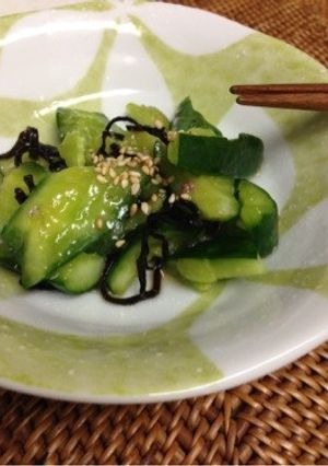 簡単＆美味しい！きゅうりの塩昆布和え-レシピのメイン写真