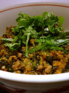 肉野菜のそぼろ丼★簡単で栄養有り♪-レシピのメイン写真