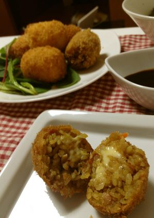 大好き♡ライスコロッケ【ドライカレー】-レシピのメイン写真