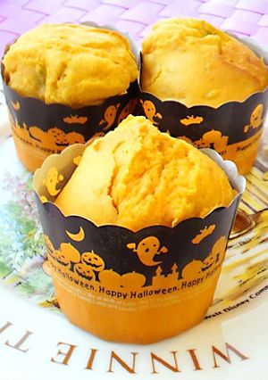 野菜ｼﾞｭｰｽdeかぼちゃマフィン-レシピのメイン写真