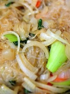 ヘルシーで簡単満腹!春雨野菜炒め☆-レシピのメイン写真