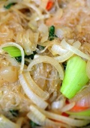 ヘルシーで簡単満腹！春雨野菜炒め☆-レシピのメイン写真