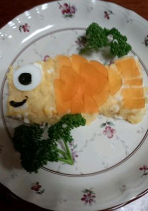 こどもの日☆鯉のぼりのポテトサラダ-レシピのメイン写真