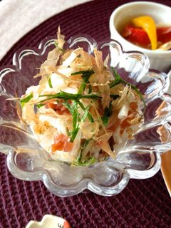 長芋と玉ねぎの梅おかか和え-レシピのメイン写真