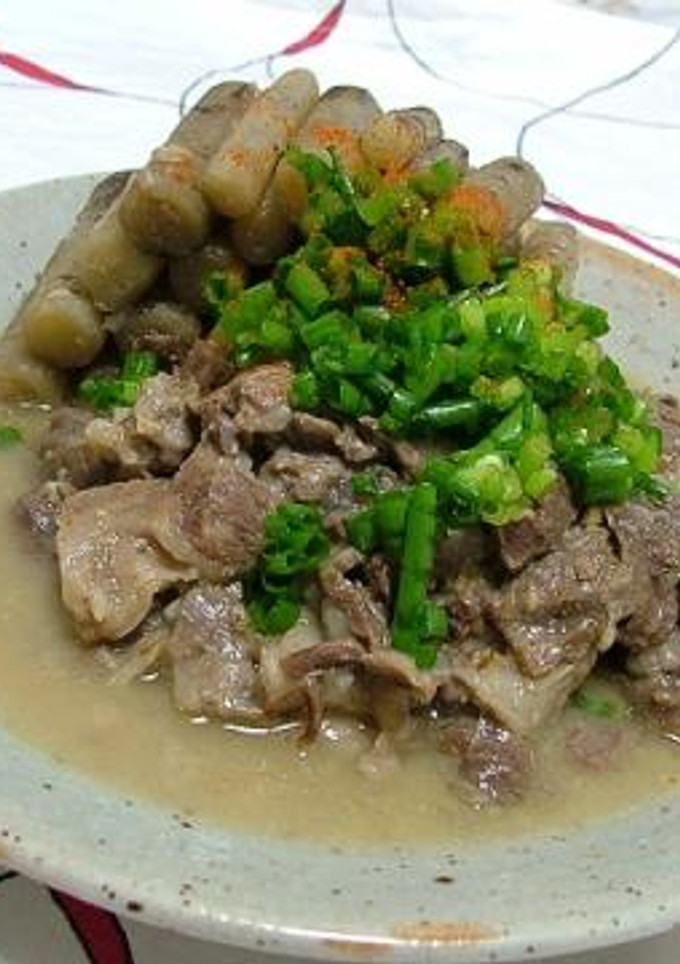 とろとろ牛すじ肉のどて焼き　牛蒡入り-レシピのメイン写真