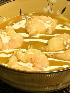 小エビ天ぷらカレーうどん♪-レシピのメイン写真