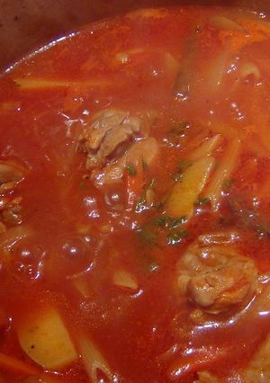 鶏肉のトマト鍋withペンネ-レシピのメイン写真