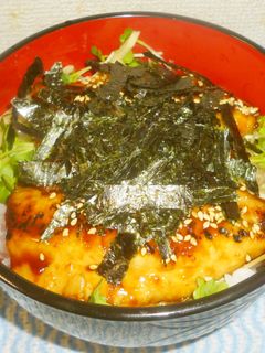 パパの鰻丼より旨い、鯵の蒲焼丼!-レシピのメイン写真