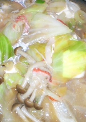 カニカマと豆腐のあんかけ風煮-レシピのメイン写真