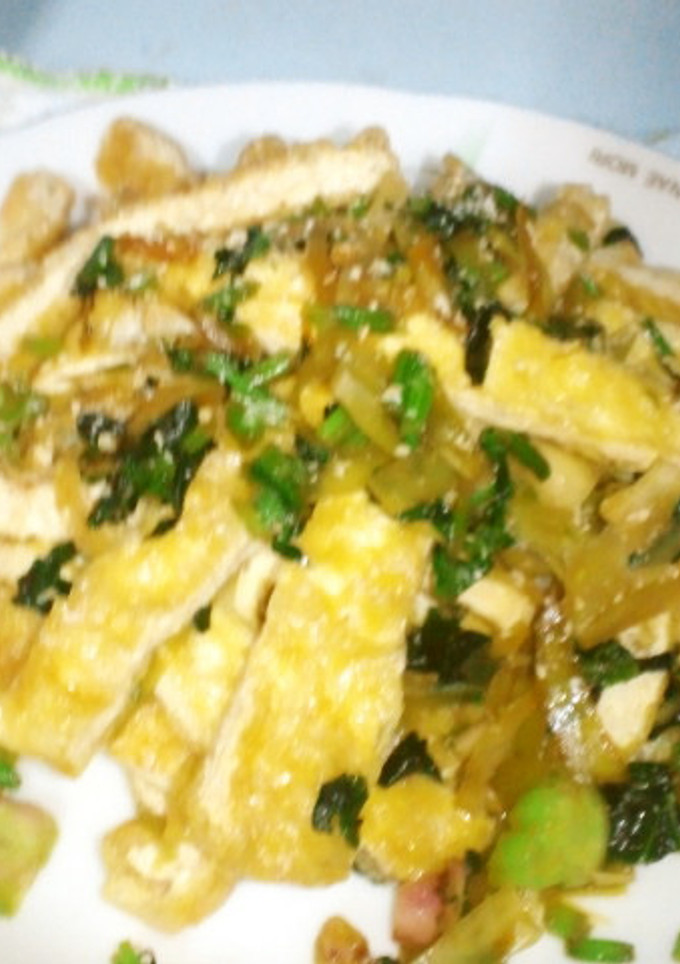 大根の皮と葉っぱと薄揚げの炒め物-レシピのメイン写真