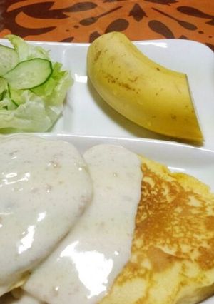 アロハなマカダミアナッツソースパンケーキ-レシピのメイン写真