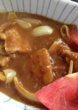 三段バラ肉のカレーDEさっと煮-レシピのメイン写真