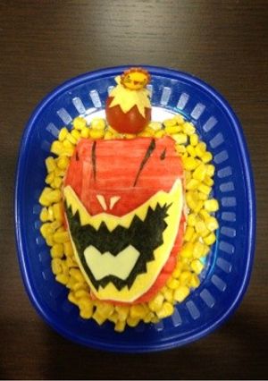 キョウリュウジャーお弁当-レシピのメイン写真