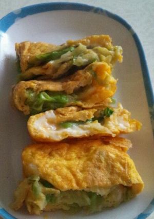 レタス卵焼き-レシピのメイン写真