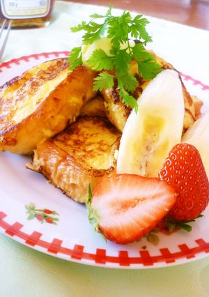 朝食に♬食パンde簡単フレンチトースト-レシピのメイン写真