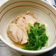 鶏と水菜のおひたし
