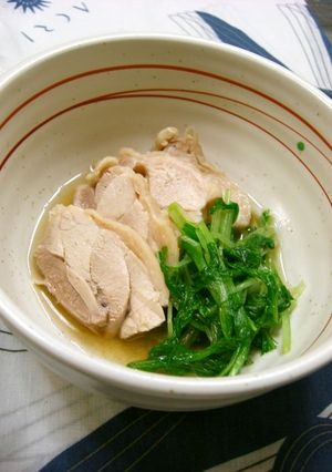 鶏と水菜のおひたし-レシピのメイン写真