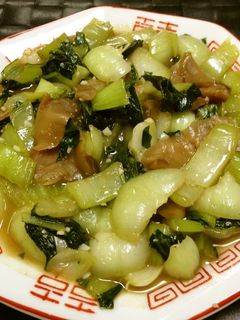 食をそそる!チンゲン菜の青菜炒め-レシピのメイン写真