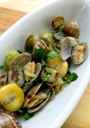あさりと空豆のアヒージョ風-レシピのメイン写真