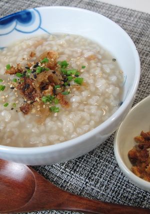　中華粥　～トッピングは麩～-レシピのメイン写真