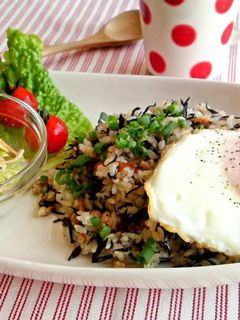 ひじき煮のチャーハン-レシピのメイン写真