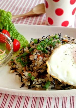 ひじき煮のチャーハン-レシピのメイン写真