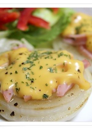 新玉ねぎのチェダーチーズ焼き-レシピのメイン写真