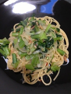 小松菜のパスタ-レシピのメイン写真