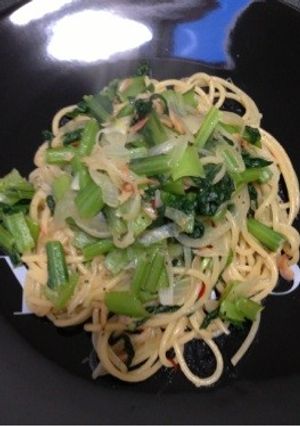 小松菜のパスタ-レシピのメイン写真