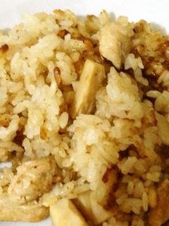 鳥肉とタケノコの炊き込みご飯-レシピのメイン写真