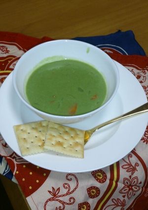 栄養満点！簡単ほうれん草のポタージュ-レシピのメイン写真