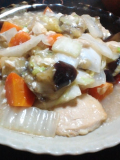 鶏胸肉とナスのあんかけ-レシピのメイン写真