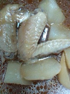 鷄手羽先と大根の煮物-レシピのメイン写真
